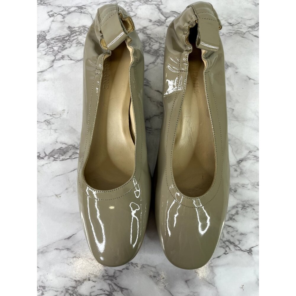 Everlane Women's Taupe The Italian Day Heel Patent Leather Sz 7.5 - Picture 2 of 10